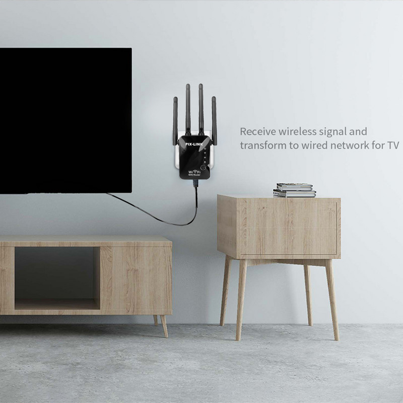 KEBIDU liela diapazona paplašinātājs 300 Mbps bezvadu WiFi atkārtotājs Wi Fi pastiprinātājs 2.4G Wi-Fi pastiprinātājs WiFi maršrutētāja piekļuves punkts