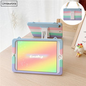 Dječja torbica Rainbow za iPad Mini 5 6 9.7 7th 8th 9th Gen 2021 Silicon Stand Tablet Cover za iPad Air 2 3 4 10.9 Pro 11 2020 Case