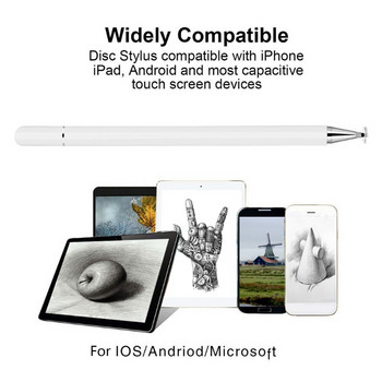 Универсален стилус за Apple iPad 6th/7th/8th/Mini 5th/Pro 11 за Android/Microsoft System Phone Tablet Pencil With Pen Tip