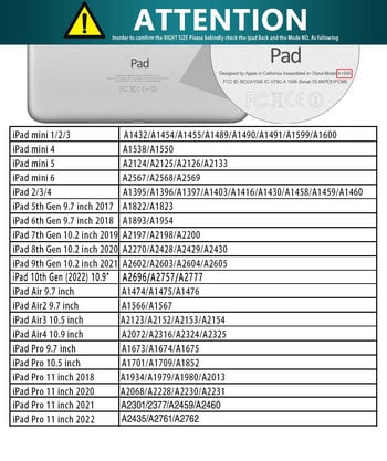 За iPad case 2021 Mini 6 Pro 11 9th Generation Case 10.2 2018 9.7 5th 6th Air 4 5 10.9 10th PU силиконов прозрачен капак Funda