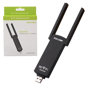 Wifi Extender USB Wifi Repeater 300Mbps WiFi Signal Extender Усилвател Безжичен рутер Дълъг обхват Подходящ за дронове PIXLINK