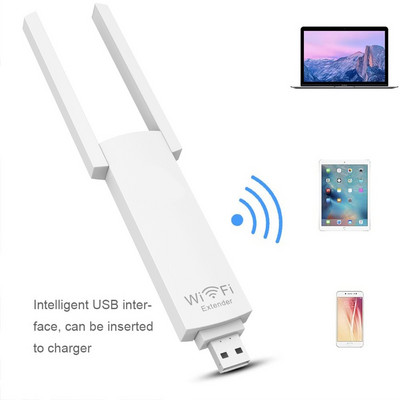 Wifi Extender USB Wifi Repeater 300Mbps WiFi Signal Extender Усилвател Безжичен рутер Дълъг обхват Подходящ за дронове PIXLINK