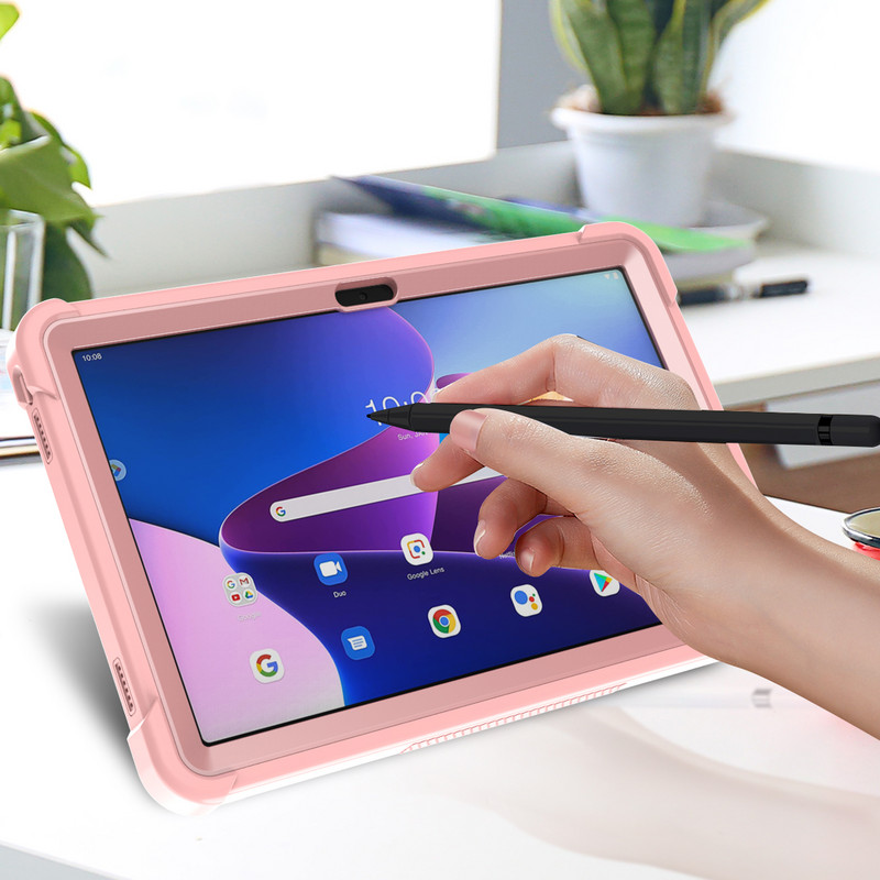 Lenovo Tab M10 HD FHD Plus M10 Plus Gen3 2022 teljes testű, nehéz ütésálló gyerek táblagép borítása TB-X606 X306 Fundashoz