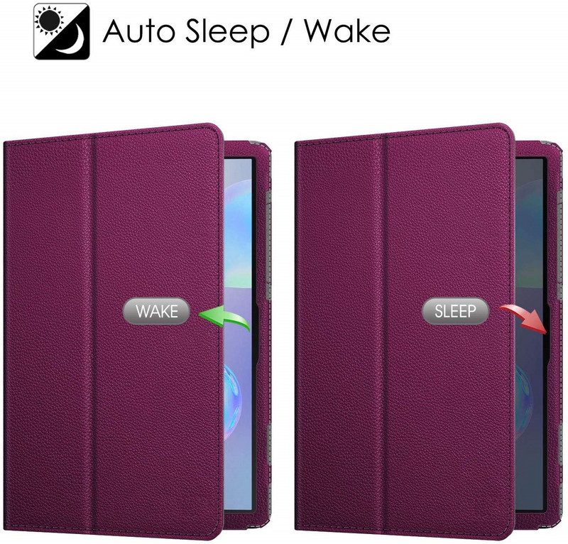 Θήκη για Samsung Galaxy Tab S6 10.5 SM-T860 SM-T865 2019 10.5" Smart δερμάτινο κάλυμμα βάσης για Galaxy Tab S6 10.5 T860 T865