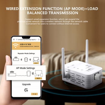 2.4G＆5Ghz безжичен WiFi ретранслатор Wi Fi усилвател на сигнала 1200Mbps WiFi усилвател 5G Wi-Fi разширител на дълъг обхват Точка за достъп