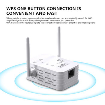 2.4G＆5Ghz безжичен WiFi ретранслатор Wi Fi усилвател на сигнала 1200Mbps WiFi усилвател 5G Wi-Fi разширител на дълъг обхват Точка за достъп
