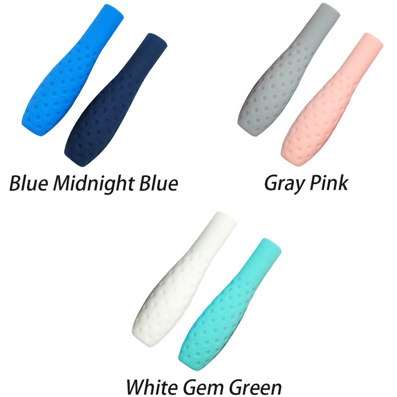 2 komada ručke Poklopac Stylus otporan na udarce Zaštitna navlaka Dodaci Mekani silikonski držač s kratkim ručkom Prijenosni za Apple Pencil