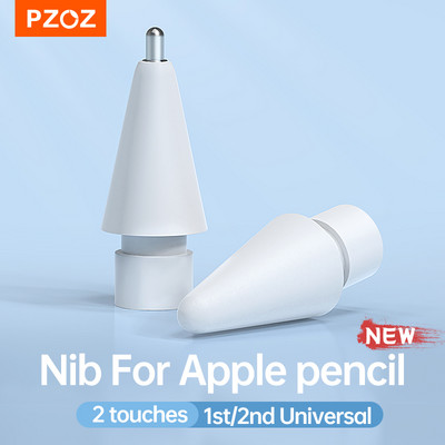 PZOZ fém tűhegy az Apple iPad ceruzához 1. 2. csere Tollhegy némító festés helyettesíti a hegyet húzópapír tapintással