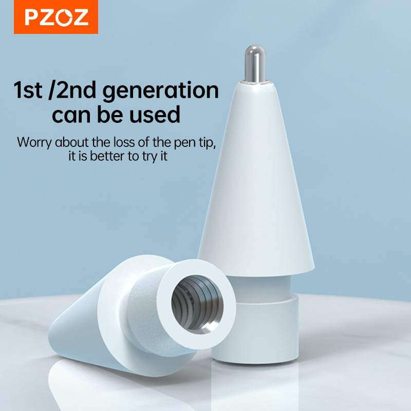 PZOZ metalinis adatos antgalis, skirtas Apple iPad pieštukui 1-as 2-as pakeitimo antgalis, nutildantis dažymas pakeičia antgalio piešimo popieriaus jausmą