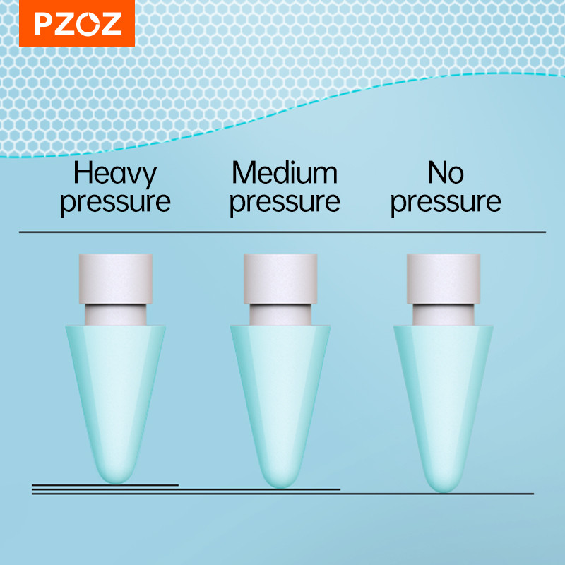 PZOZ metalinis adatos antgalis, skirtas Apple iPad pieštukui 1-as 2-as pakeitimo antgalis, nutildantis dažymas pakeičia antgalio piešimo popieriaus jausmą