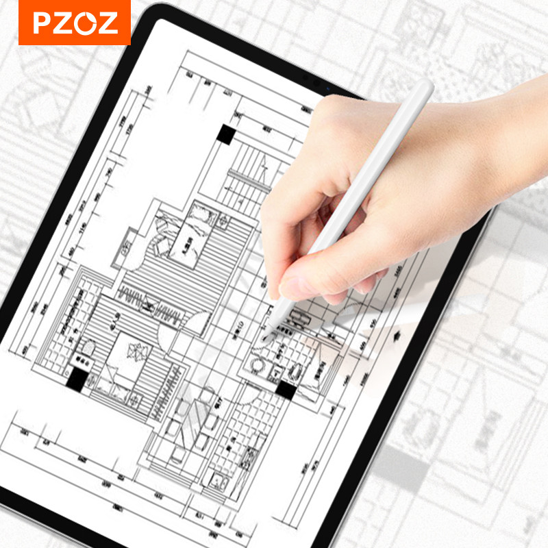 PZOZ metalinis adatos antgalis, skirtas Apple iPad pieštukui 1-as 2-as pakeitimo antgalis, nutildantis dažymas pakeičia antgalio piešimo popieriaus jausmą