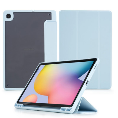 Για Samsung Tab A8 A7 2022 Θήκη Μολυβοθήκη Luxury Clear Back Έξυπνη θήκη για Funda Galaxy Tab A8 2022 A7 S6 Lite SM X200 T500