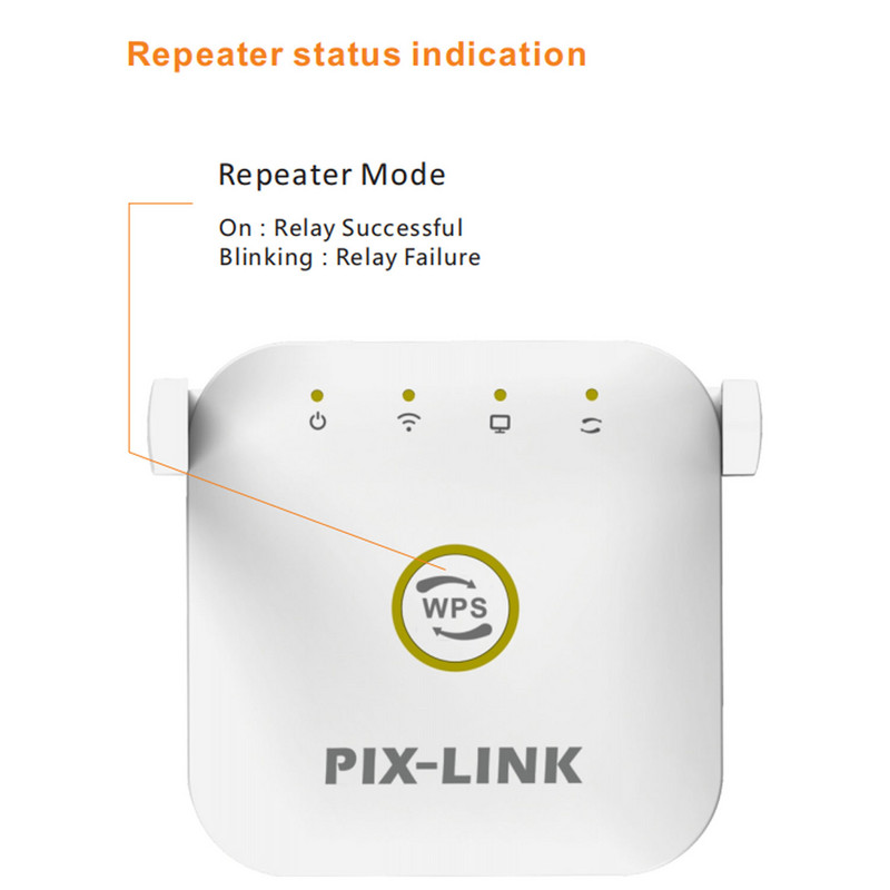 PIXLINK WiFi Repeater Pro 300M pastiprinātājs, tīkla paplašinātājs, jaudas paplašinātājs Roteador 2 antena maršrutētāja Wi-Fi diapazona tērēšanai