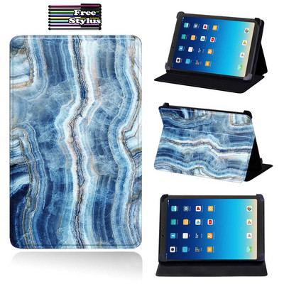 Husă din piele pentru tabletă pentru Xiaomi Mi Pad 2/Mi Pad 3/Mi Pad 4/Mi Pad 4 Plus Carcasă de protecție împotriva căderilor de praf+Stylus