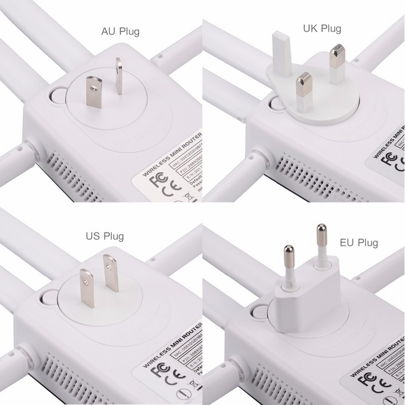 Jauns WR09 bezvadu 802.11N/B/G 300Mbps WiFi atkārtotājs maršrutētāja paplašinātājs tīkla AP diapazona signālu paplašinātājs paplašināt pastiprinātāja sienas spraudni