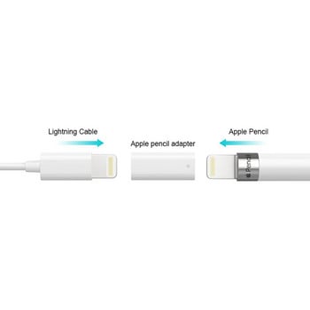 Мини конектор Адаптер за зареждане за Apple Pencil 1st 2nd USB кабел за зареждане Кабел за iPad Pro Pencil Аксесоари