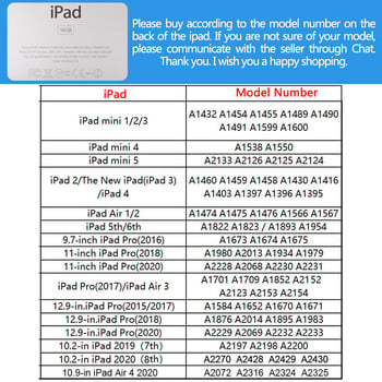 Калъф Butterfly за iPad Pro 11 2020 10.2 8th Air 4 Mini 5 с държач за молив 7th 6th Pro 12.9 Funda Air 2 Cover 10.5 Air 3