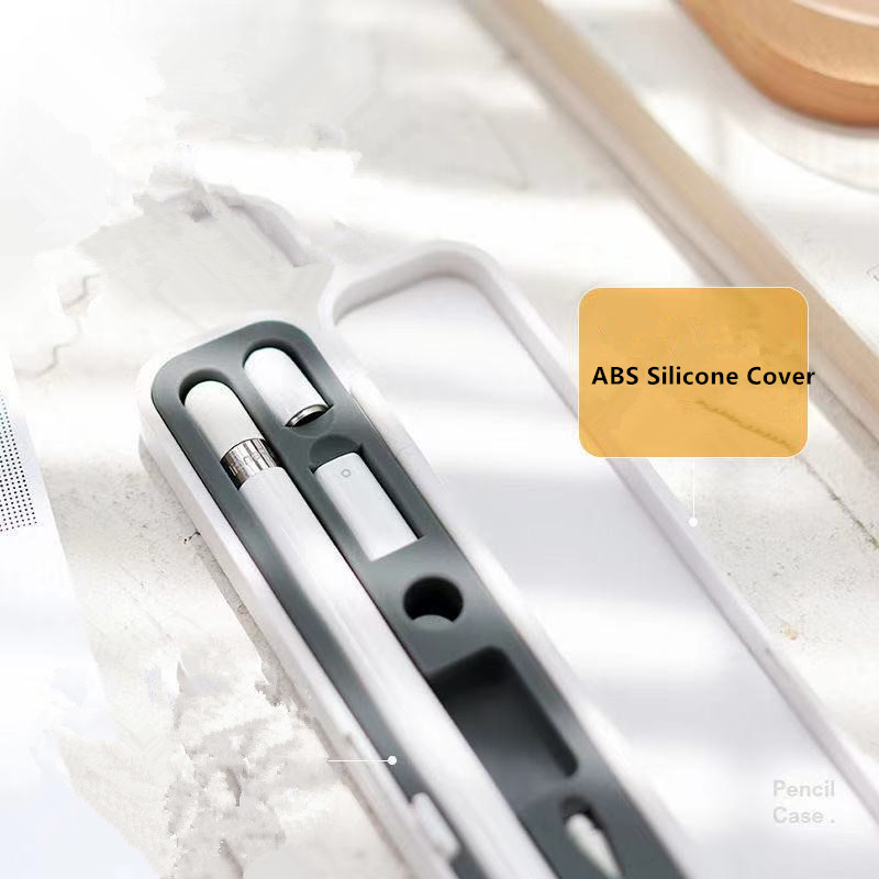 Paredzēts Apple Pencil Box 1/2 cietajam iPad zīmuļa futrālim, skārienpildspalvas vāciņam, uzglabāšanas kastītei, pārnēsājamam turētājam uzgaļa futrālim iPencil piederumi irbulis