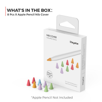 8 buc. Husă de înlocuire din silicon pentru Apple Pencil 1 2 Husă pentru stilou cu ecran tactil Husă pentru stilou cu penit Husa de protecție pentru Apple Pencil