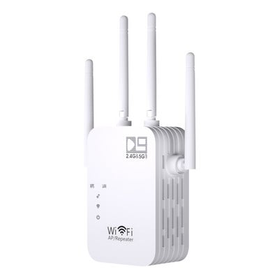 2,4G 5Ghz traadita WiFi-reiiter D9 Wi-Fi signaalivõimendi 1200Mbps WiFi võimendi 5G Wi-Fi pikamaa laiendus Wi-Fi võimendi