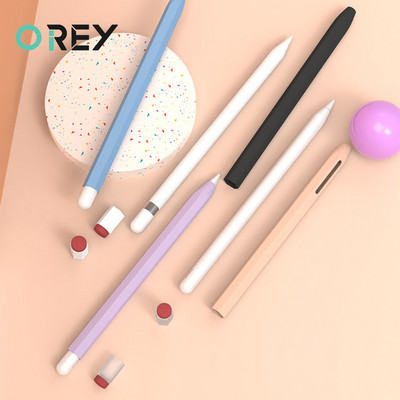 Pentru Apple Pencil 1 2 Husă Husă de protecție din silicon Husă de 1-a generație a 2-a pentru iPad Creion Skin Apple Pencil Touch Stylus Pen