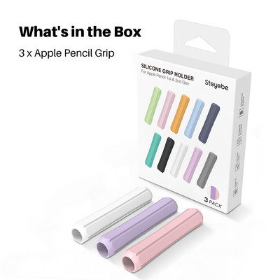 Tolltartó csúszásmentes védőborítás Apple Pencil 1/2 generációs tokhoz, szilikon markolatvédő védőburkolat Huawei M-tolltartóhoz