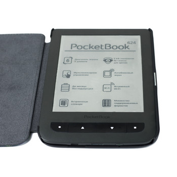 Θήκη εκτύπωσης GLIGLE για Pocketbook 614/614 Plus/615/624/625/626 Touch Lux2 PU Leather Ebook Cover Shell