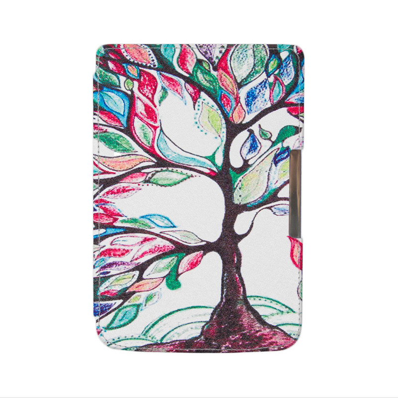 GLIGLE spausdinimo dėklas, skirtas Pocketbook 614/614 Plus/615/624/625/626Touch Lux2 PU odinis el. knygos dangtelis