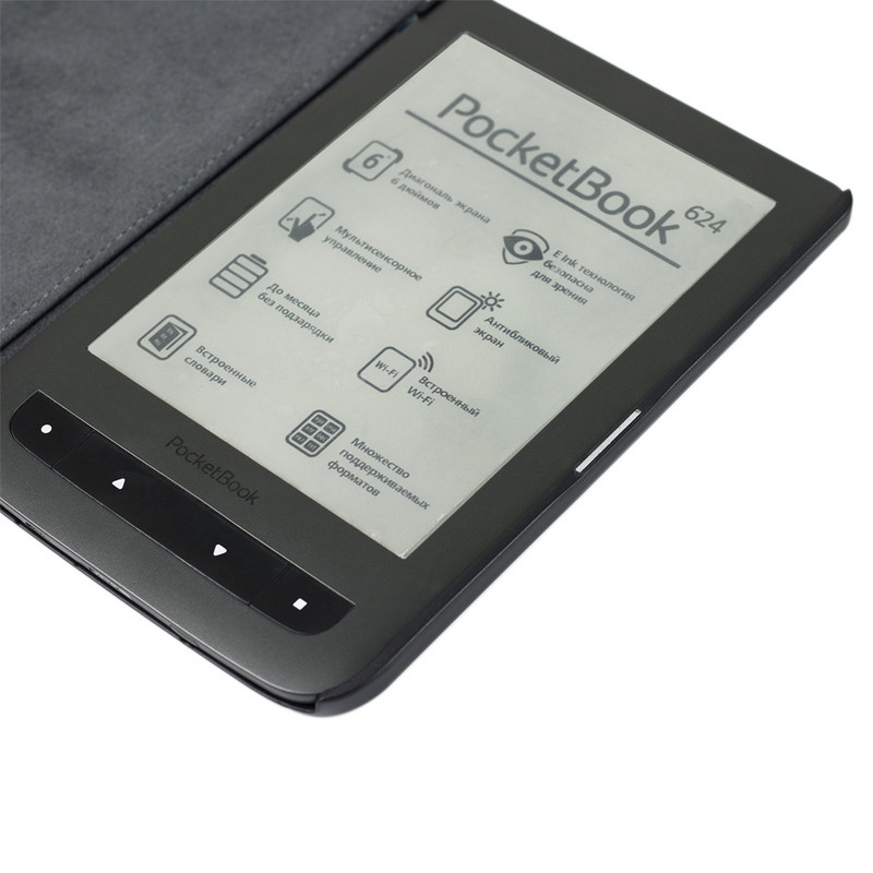 GLIGLE spausdinimo dėklas, skirtas Pocketbook 614/614 Plus/615/624/625/626Touch Lux2 PU odinis el. knygos dangtelis