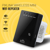300Mbps mini vezeték nélküli router WiFi router átjátszó hatótávolságbővítő híd hozzáférési pont wi fi hatótávolságú roteador bővítő EU csatlakozó