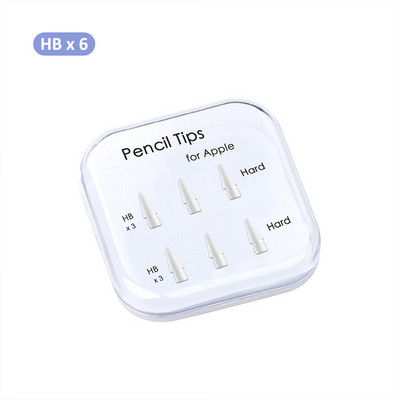 Ceruzavégek Apple Pencilhez 1. 2. generációs dupla rétegű 2B és HB és vékony Apple ceruzahegy 5 éves használathoz elegendő