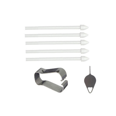 Sfaturi pentru stylus pentru Samsung Note20 / Note 20 Ultra 5G / Tab S6 T860 T865 Instrument de înlocuire pentru reîncărcare S Pen Pene de înlocuire Alb Negru