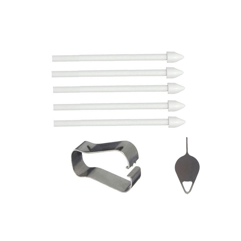 Sfaturi pentru stylus pentru Samsung Note20 / Note 20 Ultra 5G / Tab S6 T860 T865 Instrument de înlocuire pentru reîncărcare S Pen Pene de înlocuire Alb Negru