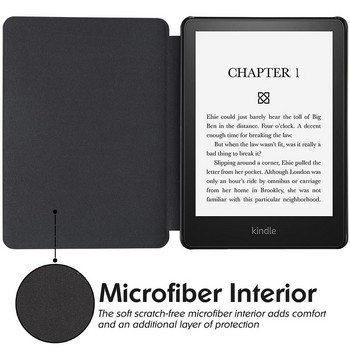 Защитен фолио калъф за събуждане/сън, 6,8-инчов смарт капак PU кожа за Kindle Paperwhite 5 11-то поколение 2021