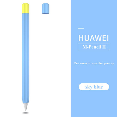 Szilikon tok a Huawei M-Pencil 2 generációs védőburkolathoz, érintőceruza tolltartó hüvely, az M-Pencil 2. tartozékaihoz