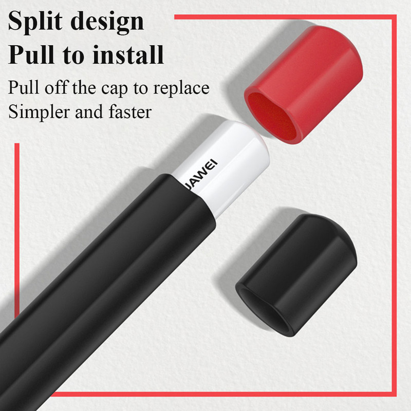 Szilikon tok a Huawei M-Pencil 2 generációs védőburkolathoz, érintőceruza tolltartó hüvely, az M-Pencil 2. tartozékaihoz