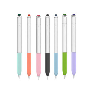 Мек силиконов протектор за стилус Капацитивен калъф за писалка Защитен калъф Неплъзгащо се покритие за Apple Pencil 2