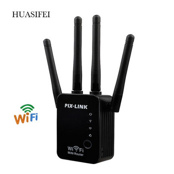 WR16 Wifi Repeater Ασύρματος δρομολογητής WLAN Ενισχυτής σήματος 2.4G ISP Επέκταση εύρους WiFi Booster PIX-Link 300Mbps WISP/ Router/ AP