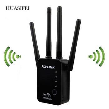 WR16 Wifi Repeater Ασύρματος δρομολογητής WLAN Ενισχυτής σήματος 2.4G ISP Επέκταση εύρους WiFi Booster PIX-Link 300Mbps WISP/ Router/ AP