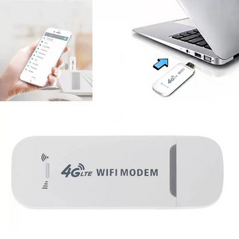 EATPOW 4G LTE Ασύρματο USB Dongle 150Mbps μόντεμ WiFi Router με υποδοχή κάρτας SIM Προσαρμογέας Hotspot Car Car Hotspot Pocket Mobile WiFi