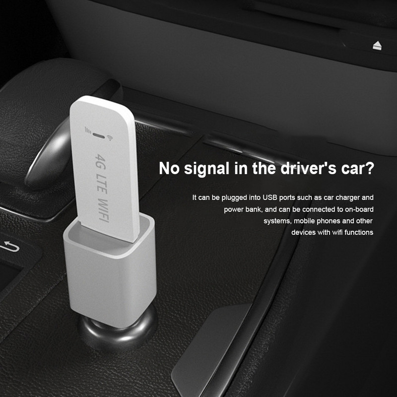 EATPOW 4G LTE vezeték nélküli USB-kulcs 150Mbps modemes WiFi router SIM-kártya nyílással autós hotspot zseb mobil WiFi adapter