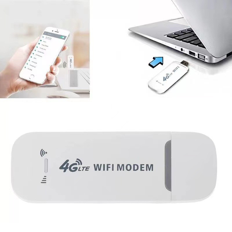 EATPOW 4G LTE vezeték nélküli USB-kulcs 150Mbps modemes WiFi router SIM-kártya nyílással autós hotspot zseb mobil WiFi adapter