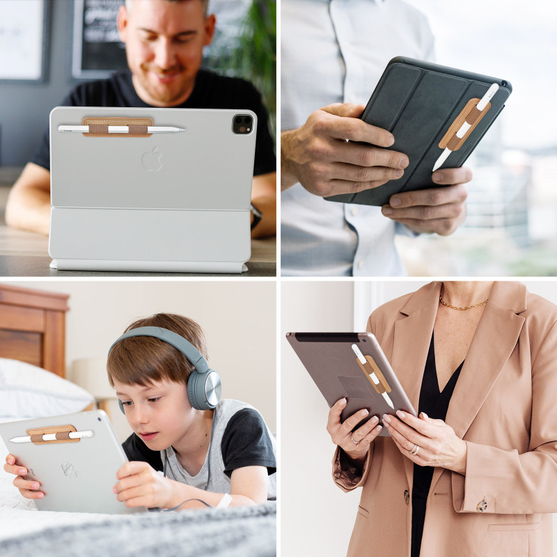 Pildspalvas korpuss Kondensators Pildspalva Līmējoša PU ādas planšetdatora zīmuļa turētāja uzmava Saderīgs planšetdators iPad 10 Apple Pencil 1 2