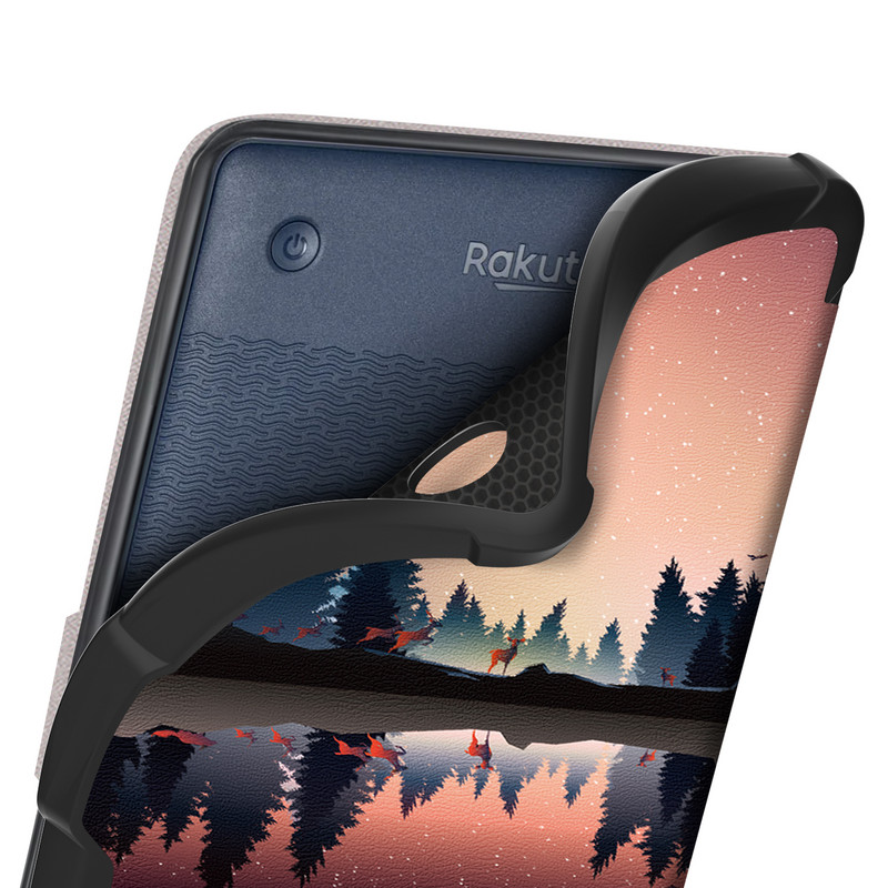 GLIGLE TPU mekana tanka kožna navlaka za Kobo Clara 2E 2022 6-inčni Ereader Shell