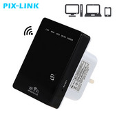 PIXLINK WR02 Mini Router 300Mbps Ασύρματο WiFi Repeater Range Extender Bridge Access Point Roteador 802.11N point Access