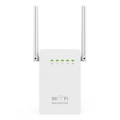 WIFI Repeater Ασύρματος δρομολογητής Σημείο πρόσβασης 300Mbps Κεραίες Ενίσχυση εύρους σήματος Επέκταση AP Wi-fi 802.11N Δίκτυο WR02EQ