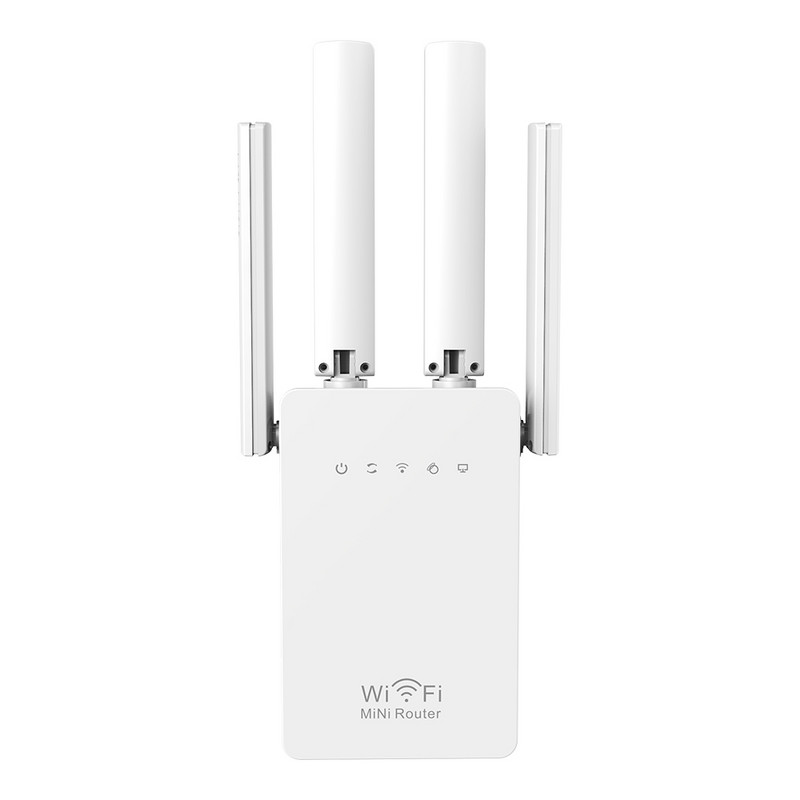 Bezdrôtový WiFi opakovač, prístupový bod, 300 Mbps antény, zosilňovač signálu, rozširovač dosahu, AP, Wi-Fi 802.11N sieť, WR02EQ