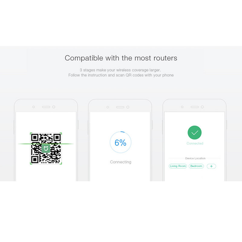 Globális verzió Xiaomi WiFi Router Erősítő Pro Router 300M Hálózati bővítő Repeater Power Extender Roteador 2 Antenna Kezdőlap