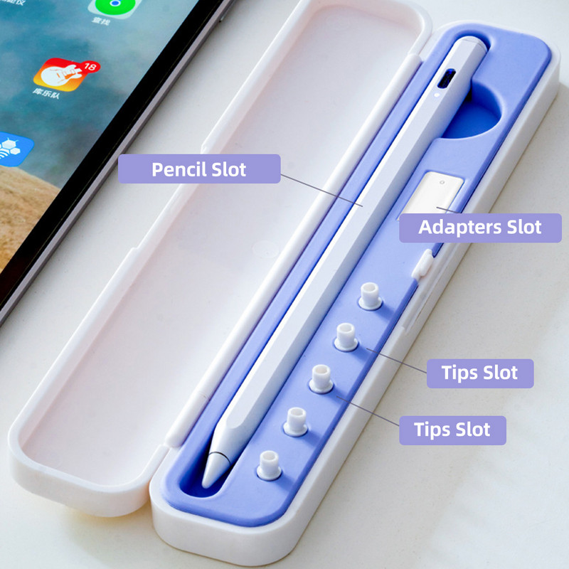 ANMONE prijenosna torbica za Apple Pencil, tvrdi uvez, kutija za pohranu Apple Pencil 1./ 2. generacije iPencil pribor