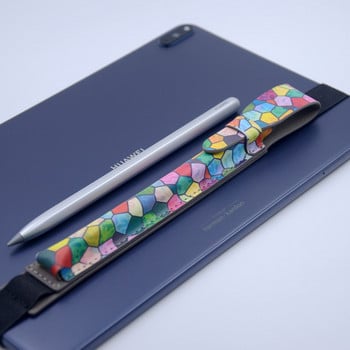 Δερμάτινη θήκη PU για Huawei M-Pencil HONOR Magic Pencil Elastic Pocket Sleeve Cover For Apple pencil 1 2 Θήκη κατά της απώλειας